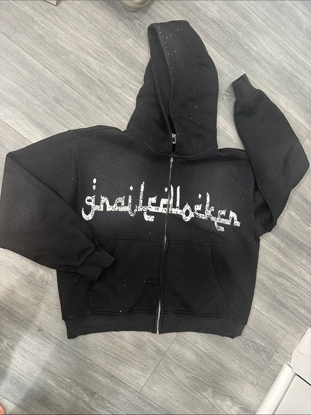 Grailed locker Black Zip Hoodie